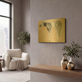'Horse No. 25' By Anthony Grant Gold Metal Wall Art