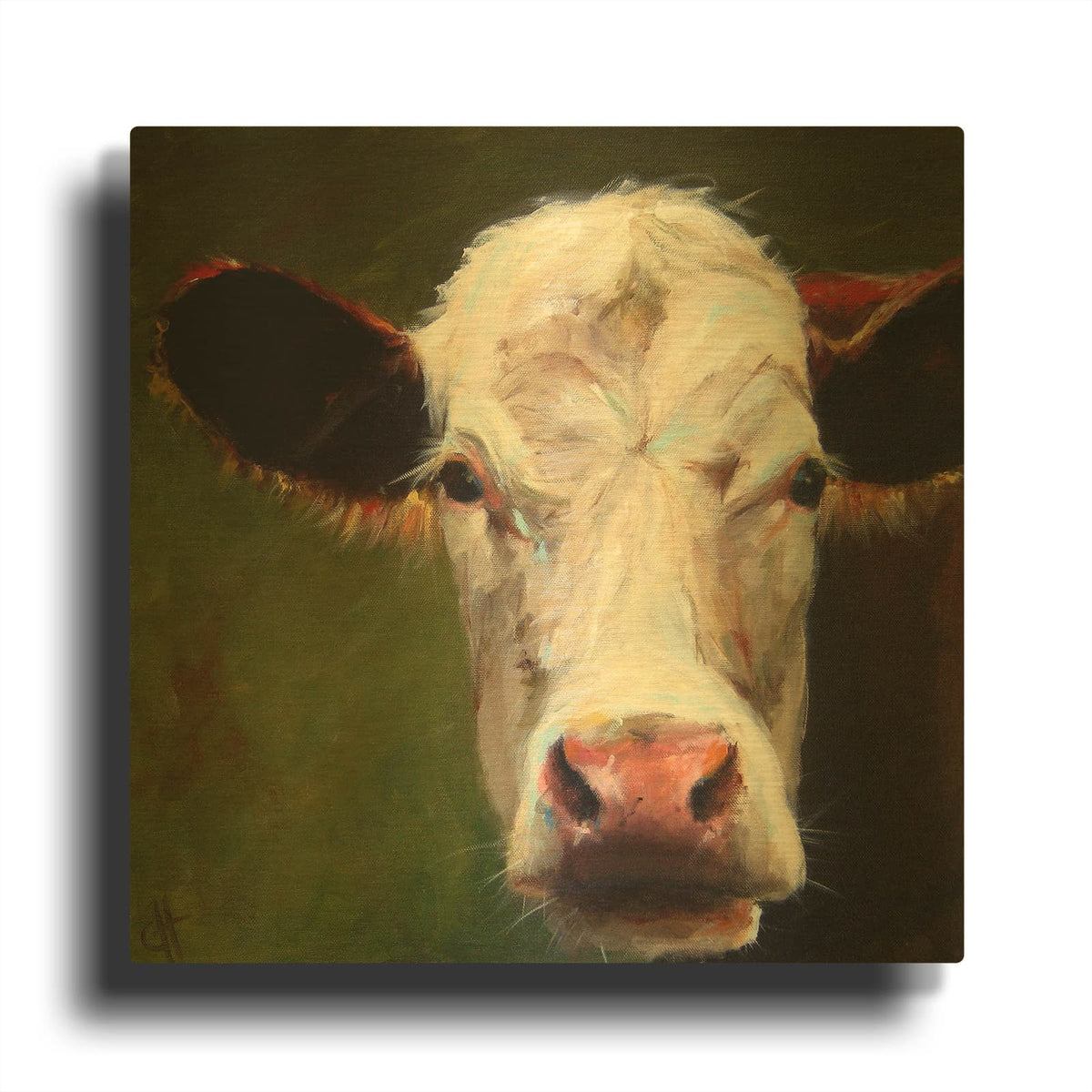 'Frances' By Carl J Humphry Gold Metal Wall Art