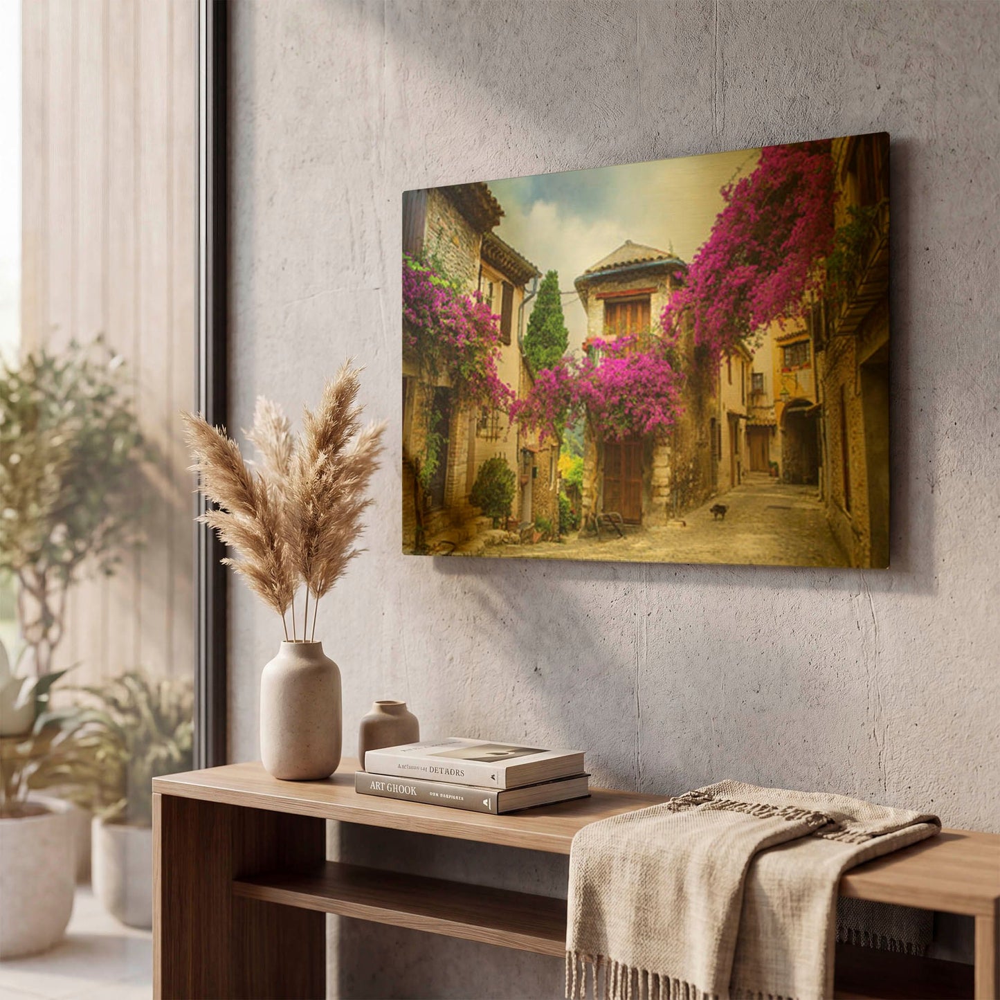 'Bougainvillea' By LUXE Gold Metal Wall Art