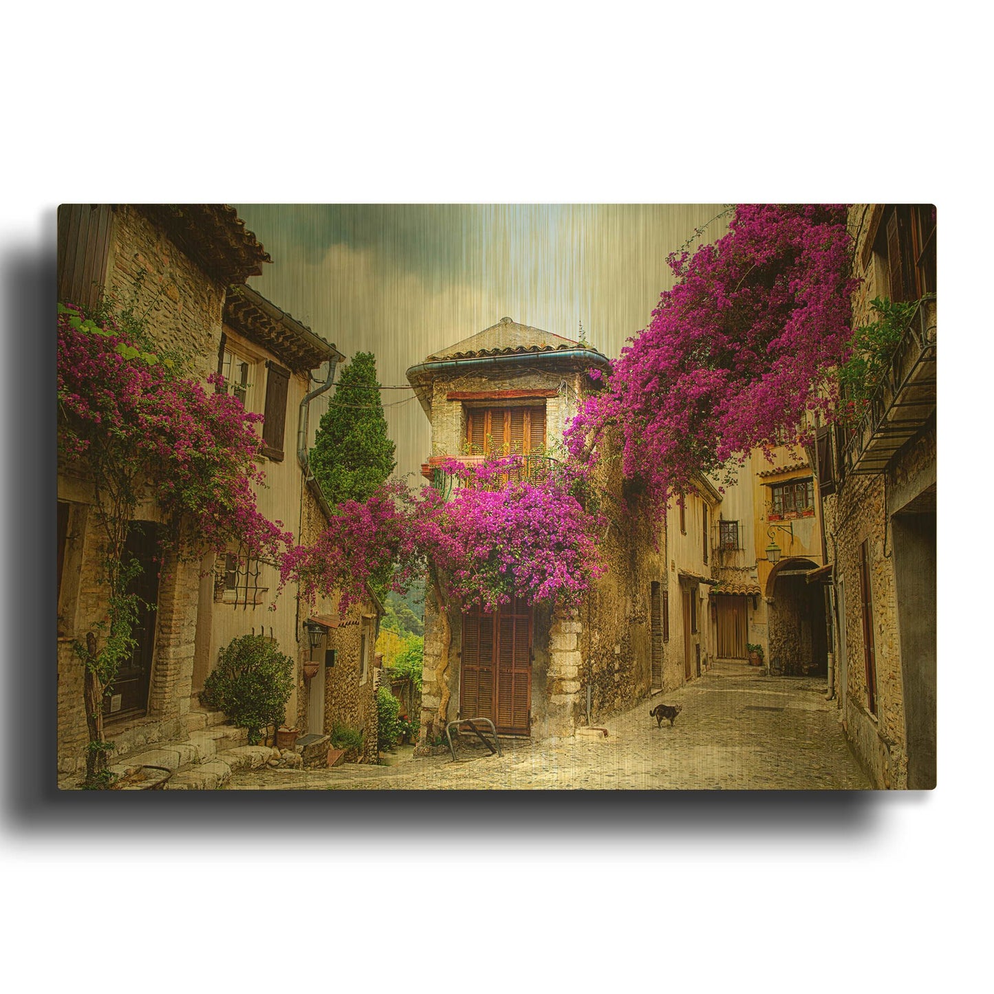 'Bougainvillea' By LUXE Gold Metal Wall Art