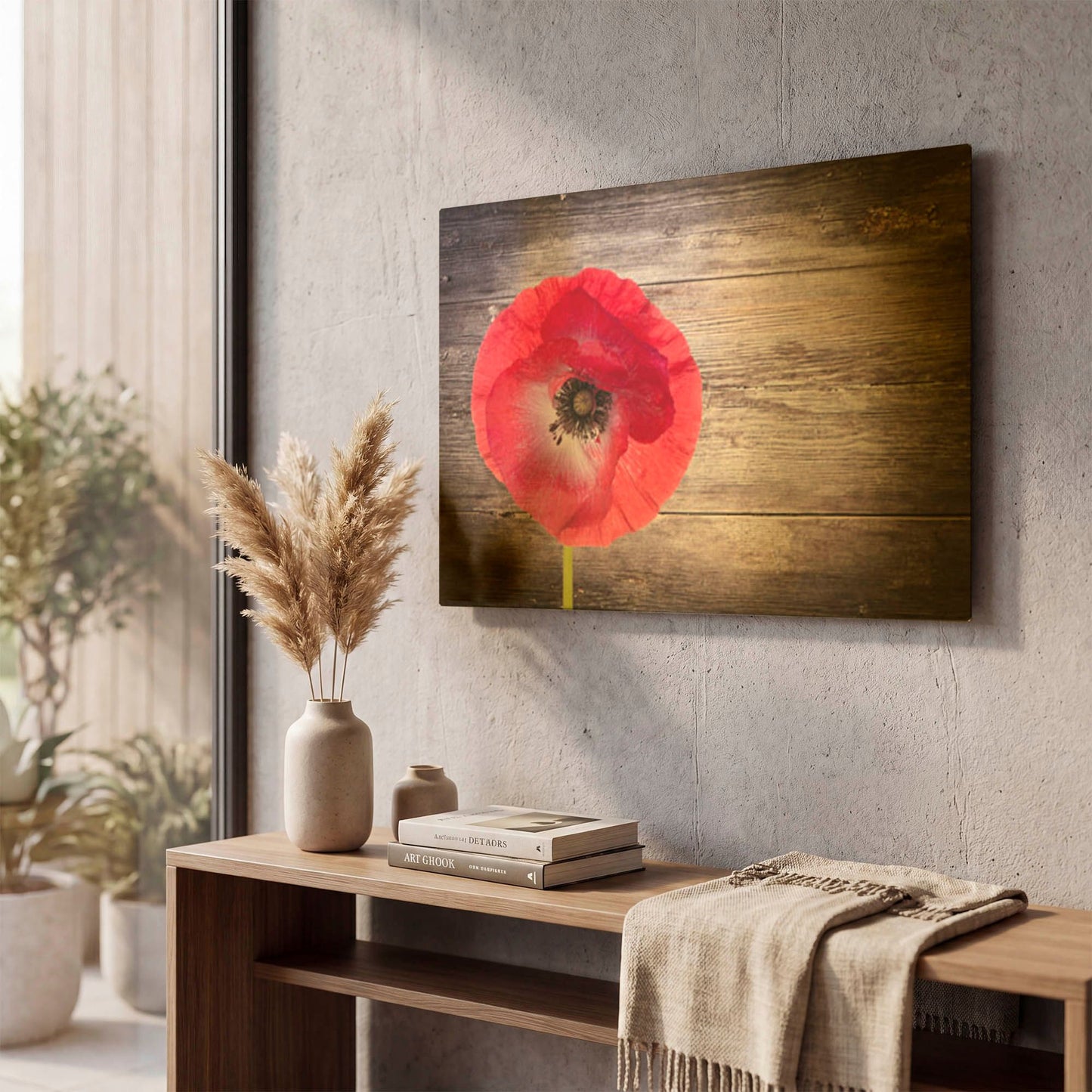 'Luxury On Rustic' By LUXE Gold Metal Wall Art