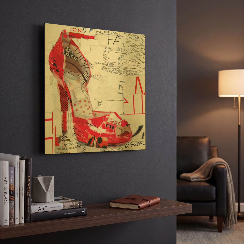 'Don’t Play Fair' By Derek Gores Gold Metal Wall Art