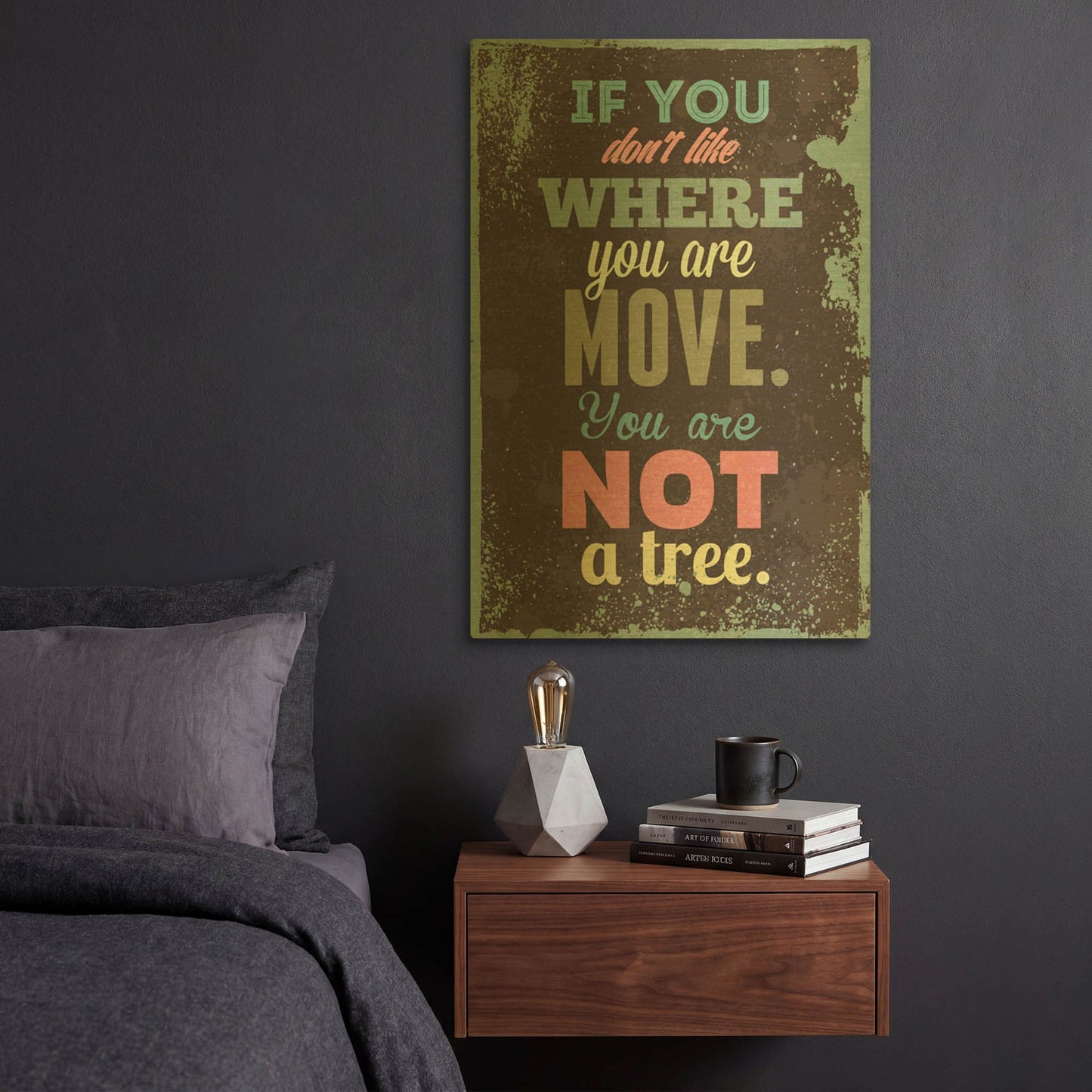 'If You Don’t Like' By GraphINC Gold Metal Wall Art