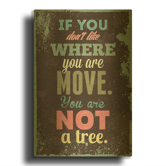 'If You Don’t Like' By GraphINC Gold Metal Wall Art