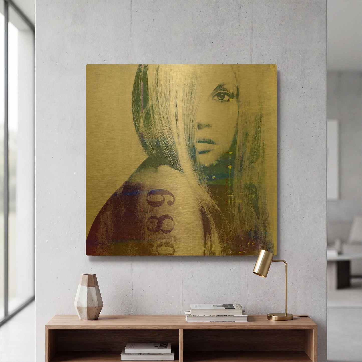 'It’s You' By GraphINC Gold Metal Wall Art