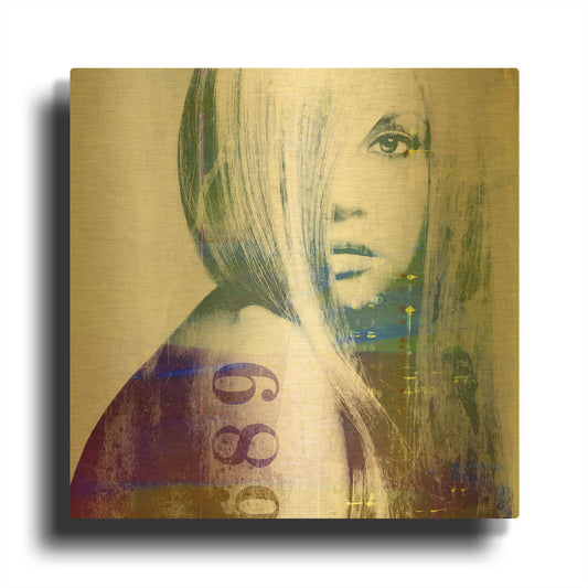 'It’s You' By GraphINC Gold Metal Wall Art