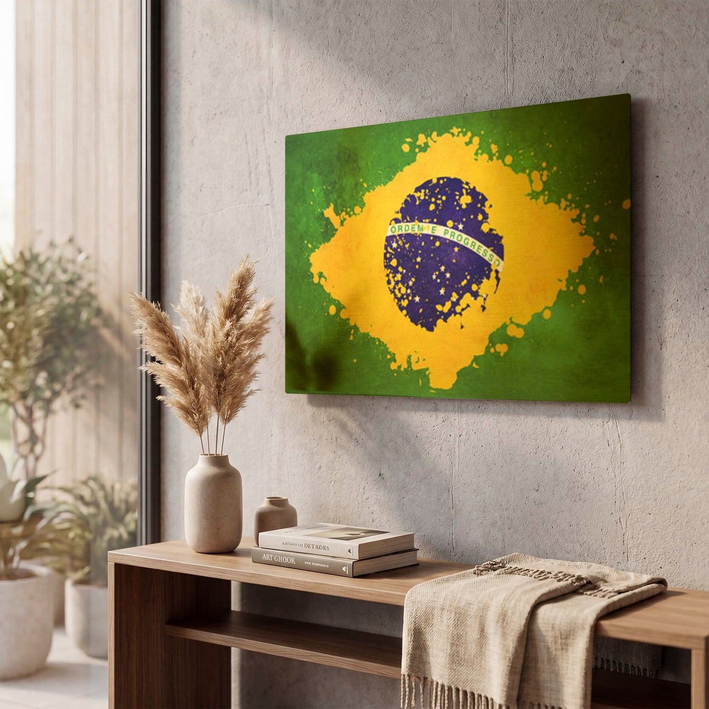'Brazil' By LUXE Gold Metal Wall Art