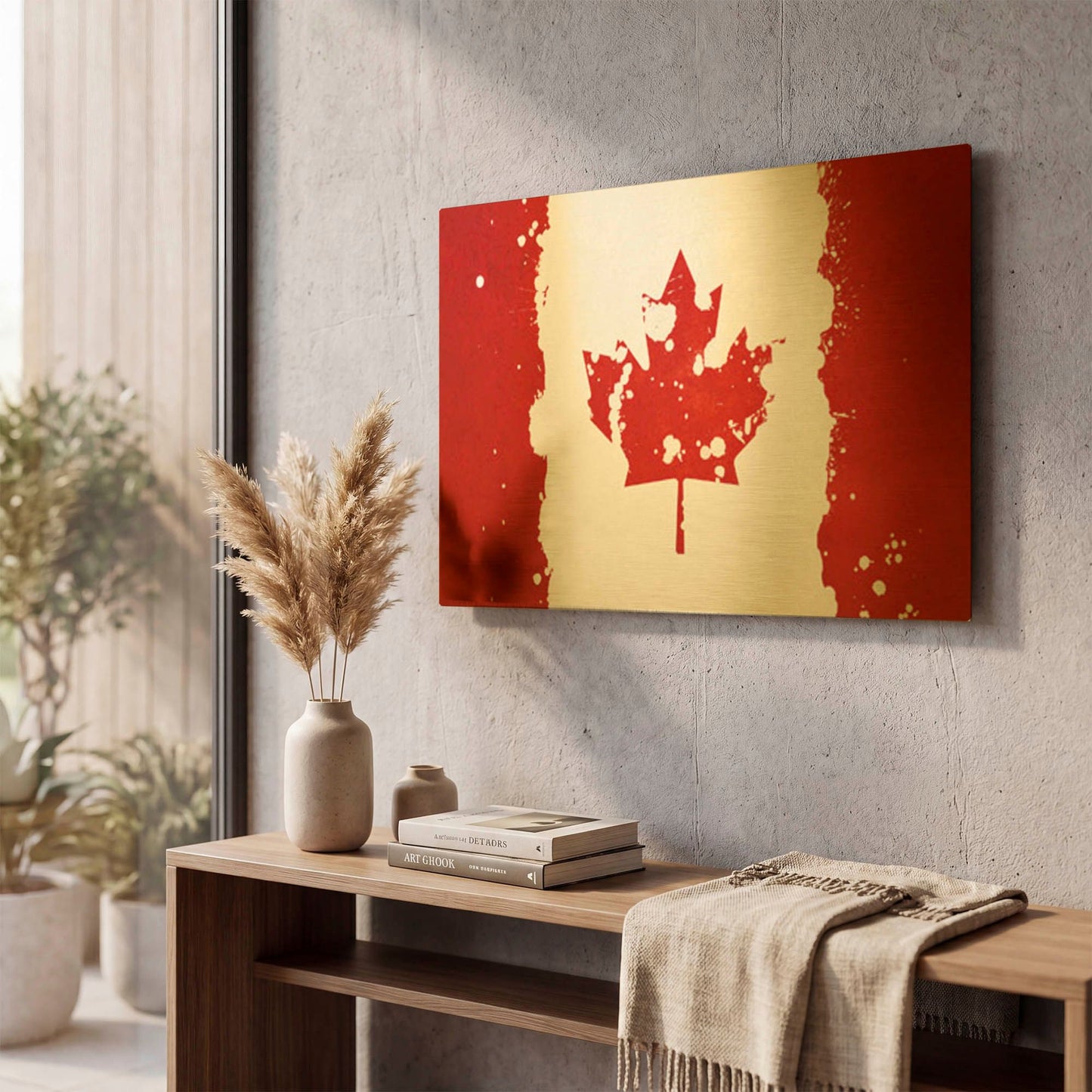 'Canada' By LUXE Gold Metal Wall Art