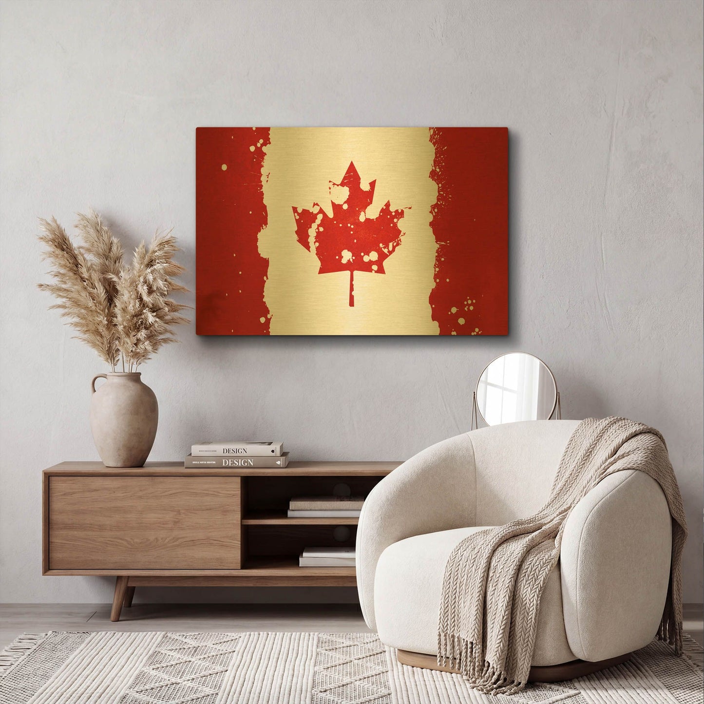 'Canada' By LUXE Gold Metal Wall Art