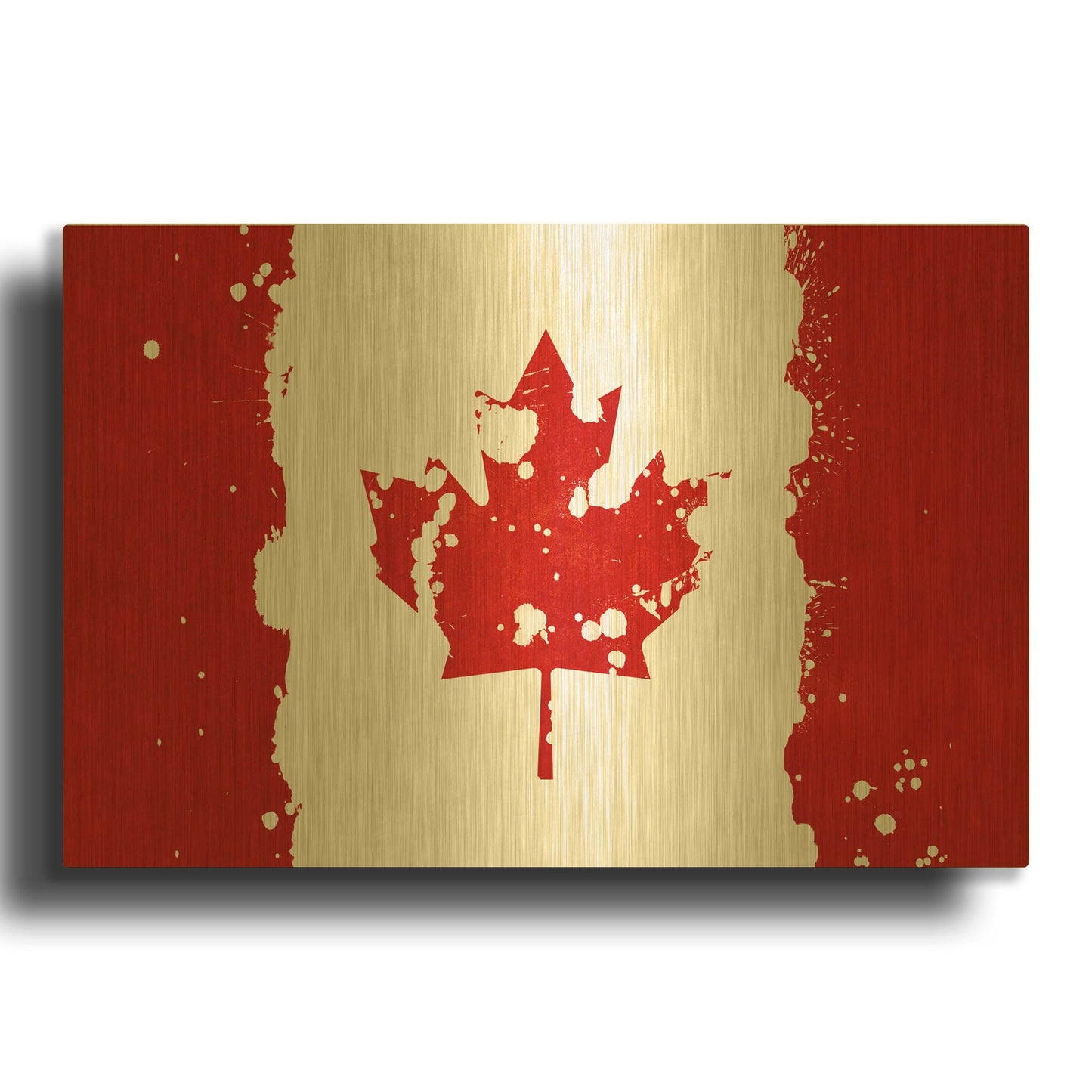 'Canada' By LUXE Gold Metal Wall Art