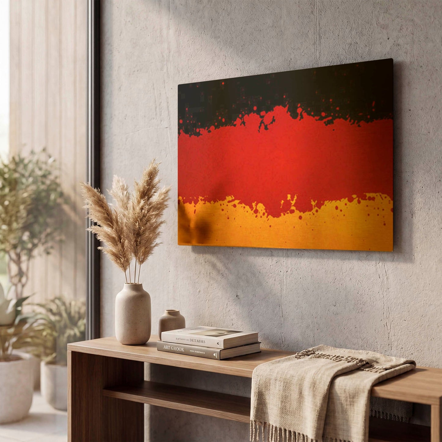 'Germany' By LUXE Gold Metal Wall Art