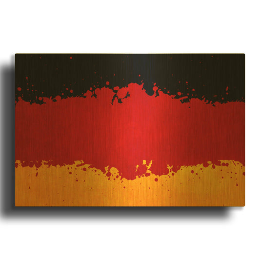 'Germany' By LUXE Gold Metal Wall Art