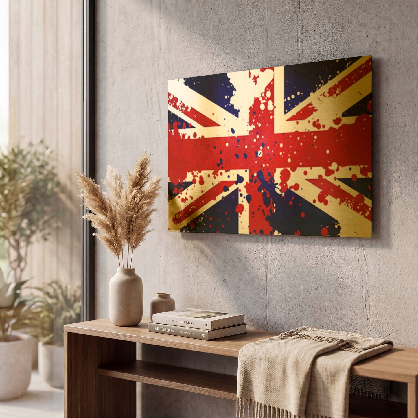 'United Kingdom' By LUXE Gold Metal Wall Art