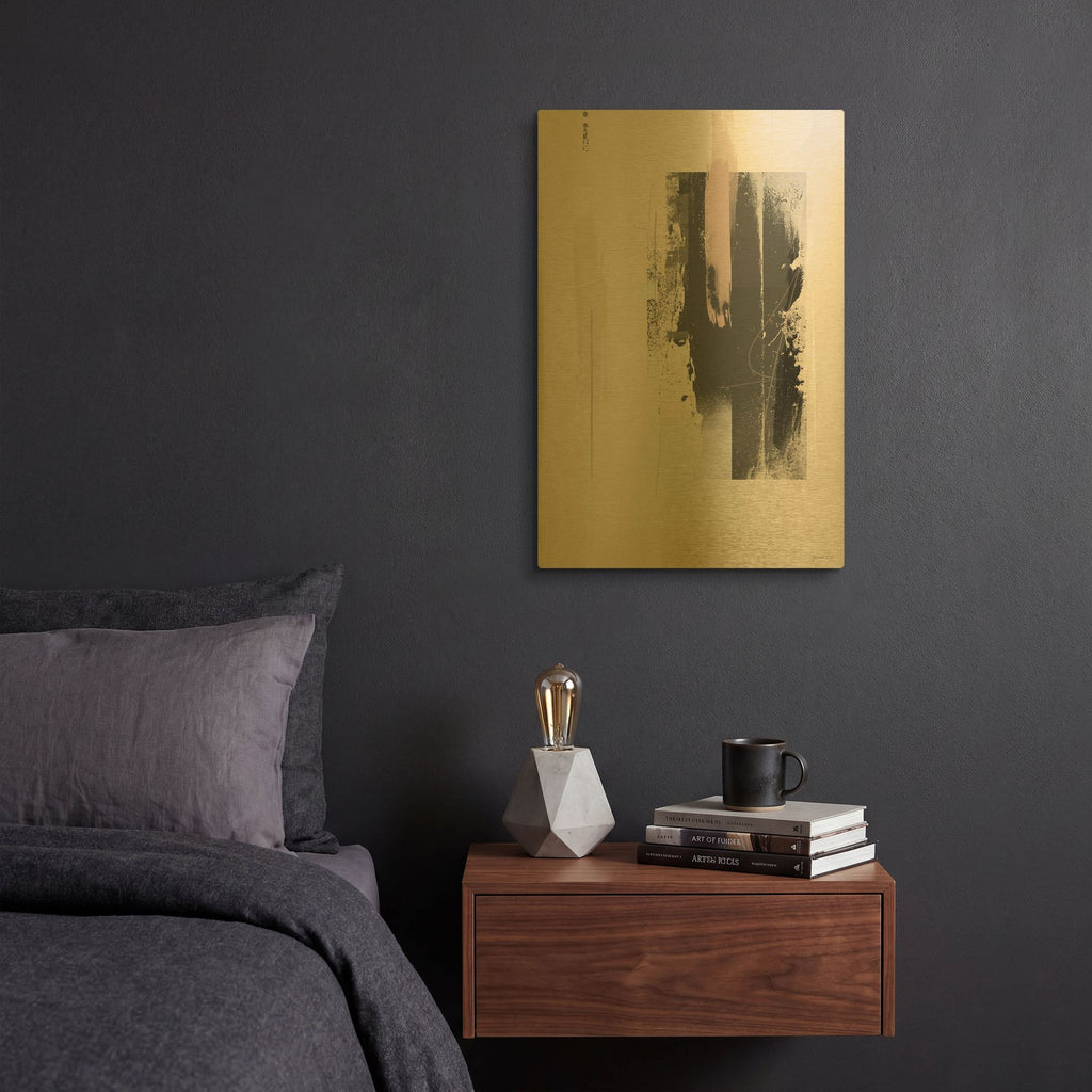 'Free Spirit' By Green Lili Gold Metal Wall Art