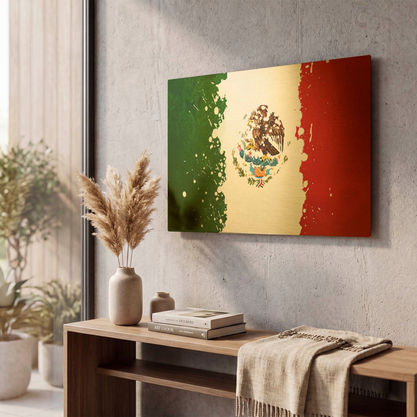 'Mexico' By LUXE Gold Metal Wall Art