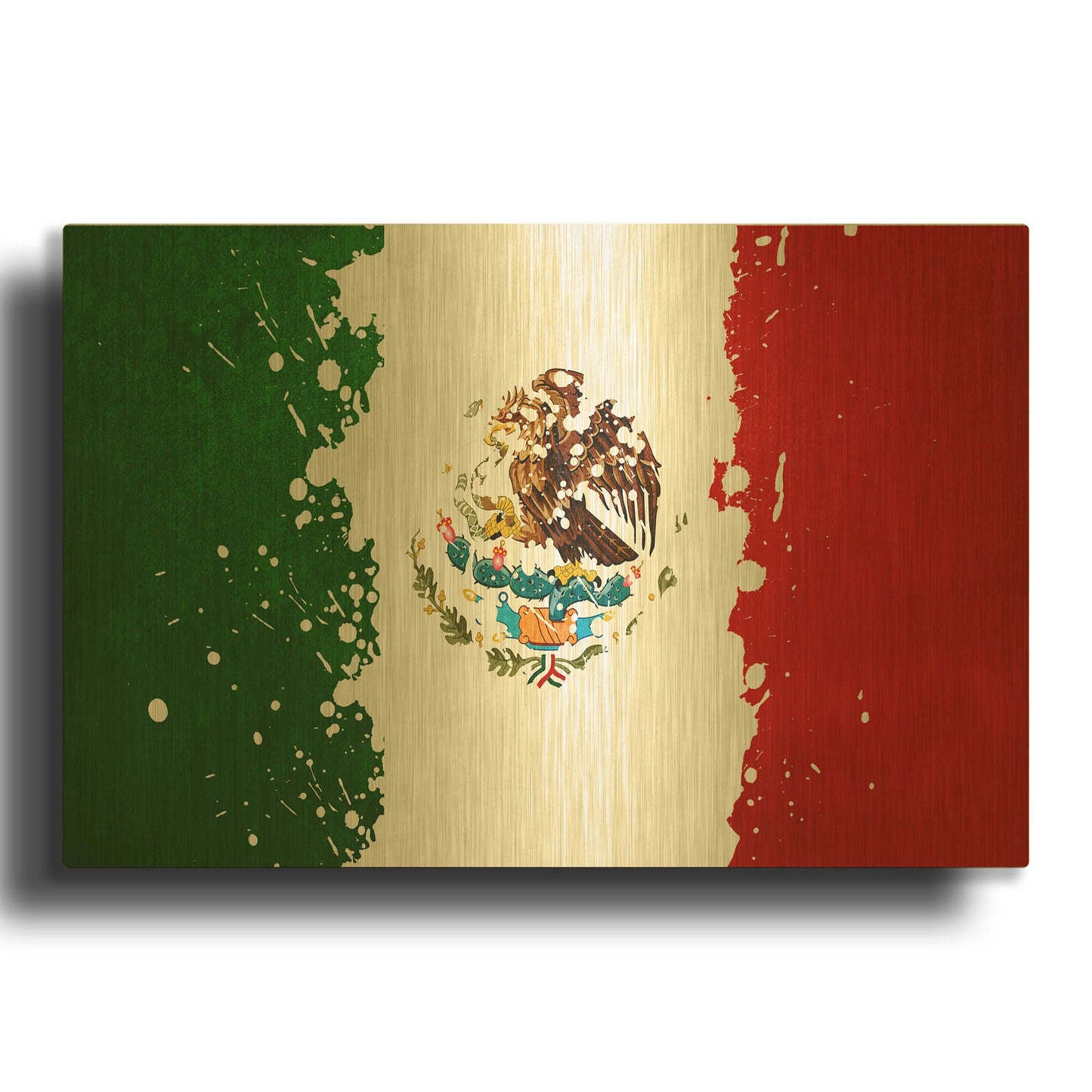 'Mexico' By LUXE Gold Metal Wall Art