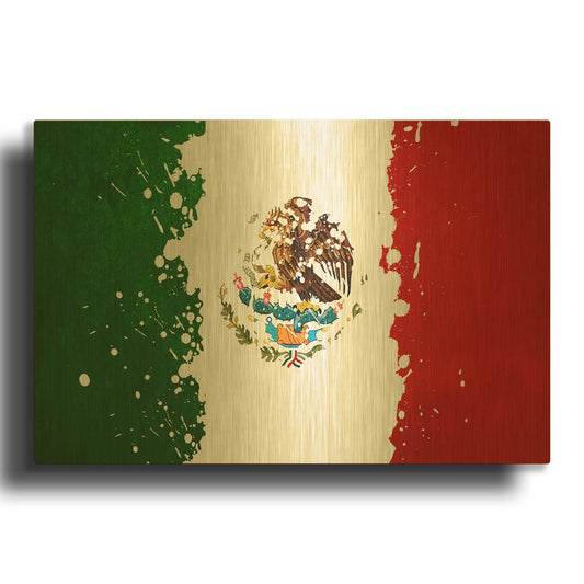 'Mexico' By LUXE Gold Metal Wall Art