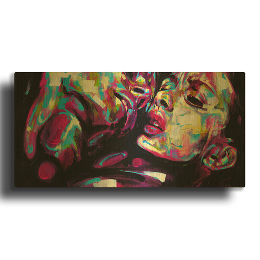 'Passion' By Grey Gold Metal Wall Art