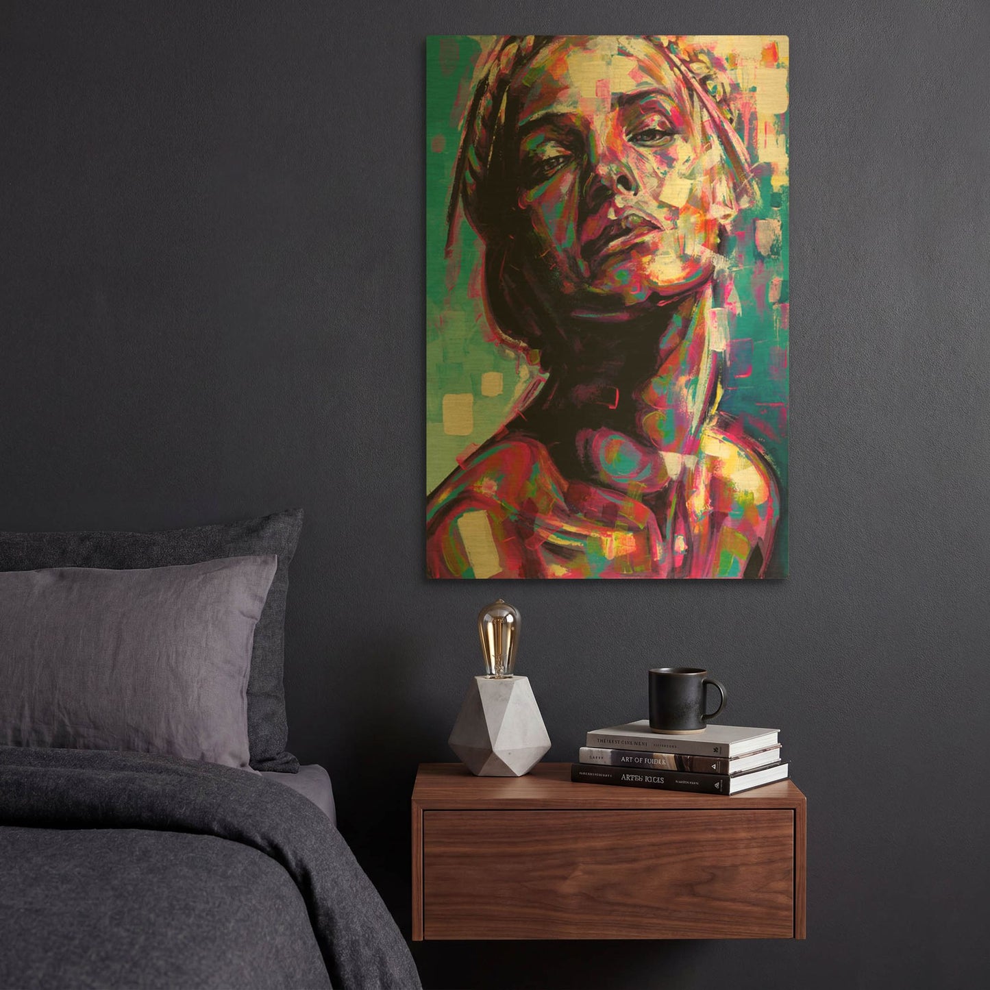 'Whatever You Like' By Grey Gold Metal Wall Art