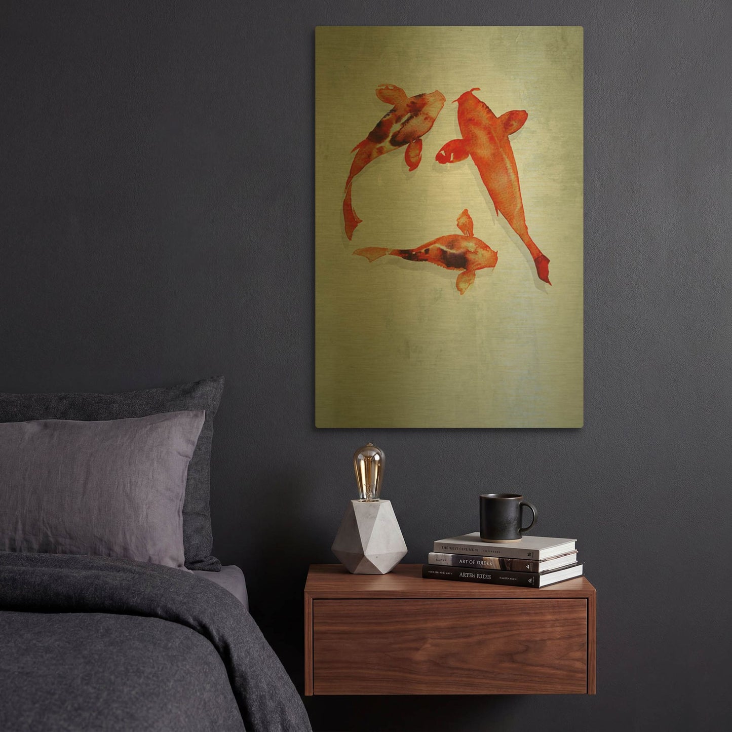 '3 friends' By Incado Gold Metal Wall Art