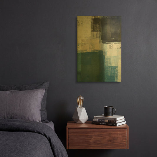 'Abstract Blue II' By Incado Gold Metal Wall Art
