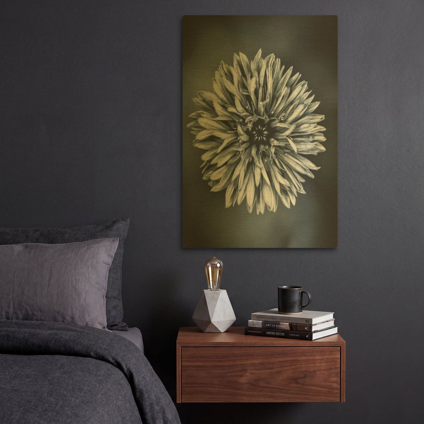 'Autumn I' By Incado Gold Metal Wall Art