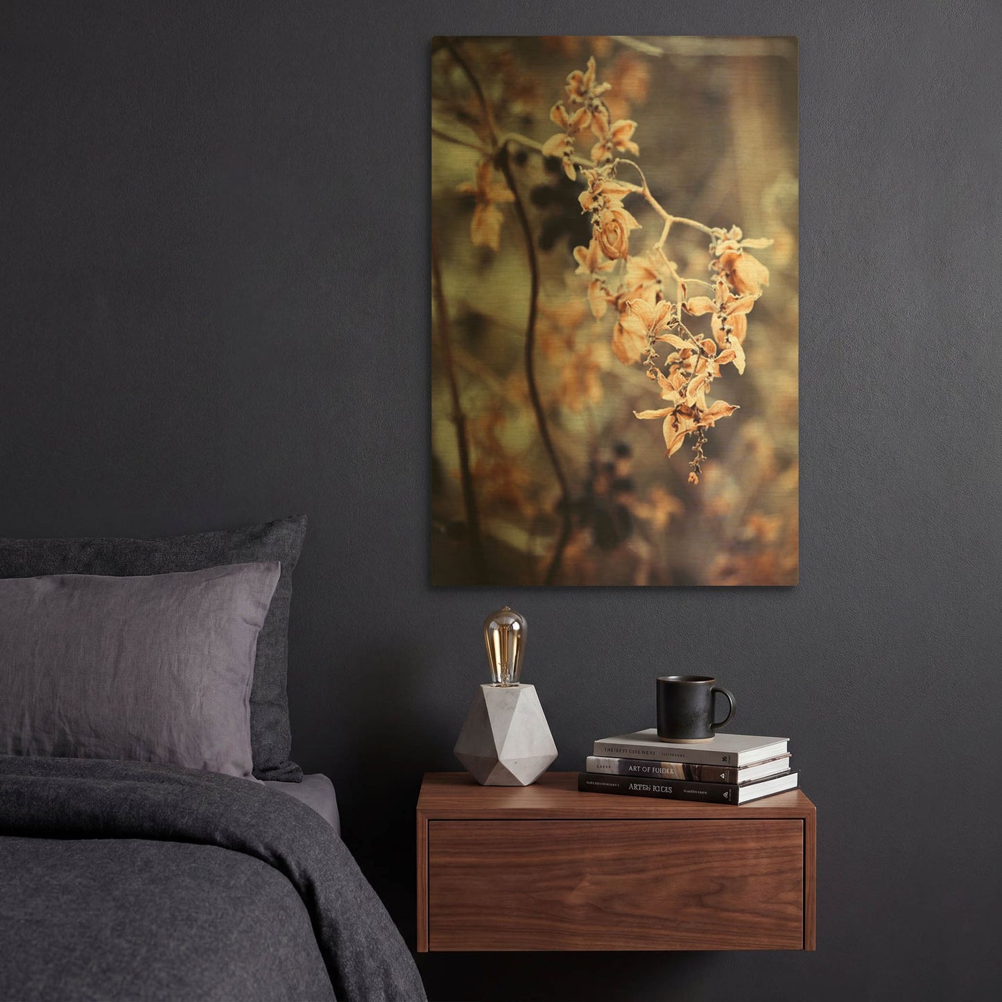 'Autumn II' By Incado Gold Metal Wall Art