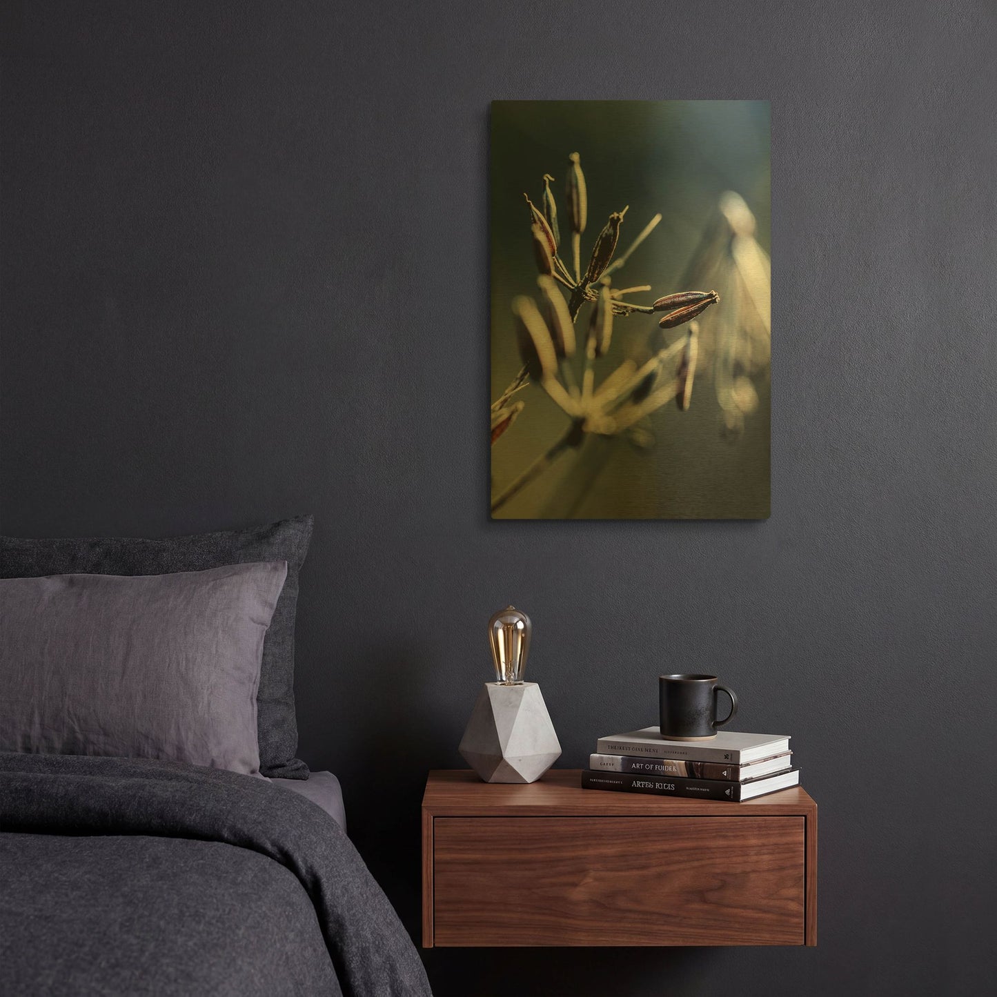 'Autumn IV' By Incado Gold Metal Wall Art