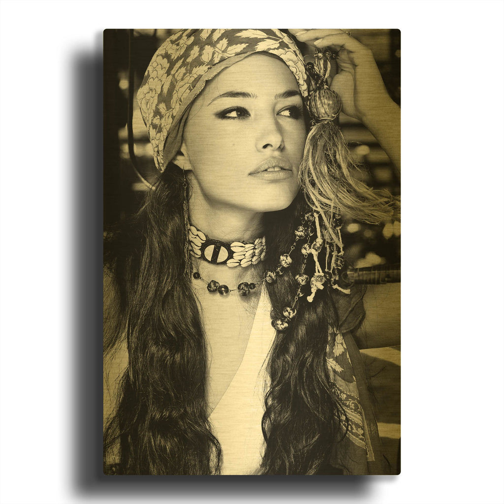 'Bohemian Beauty' By Incado Gold Metal Wall Art