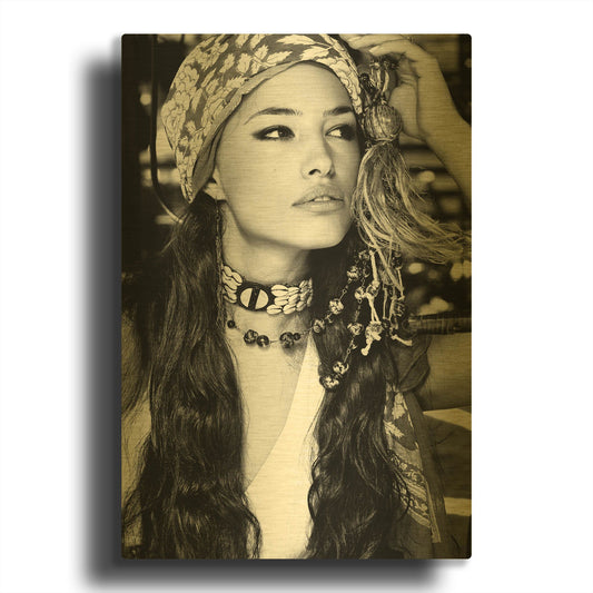 'Bohemian Beauty' By Incado Gold Metal Wall Art