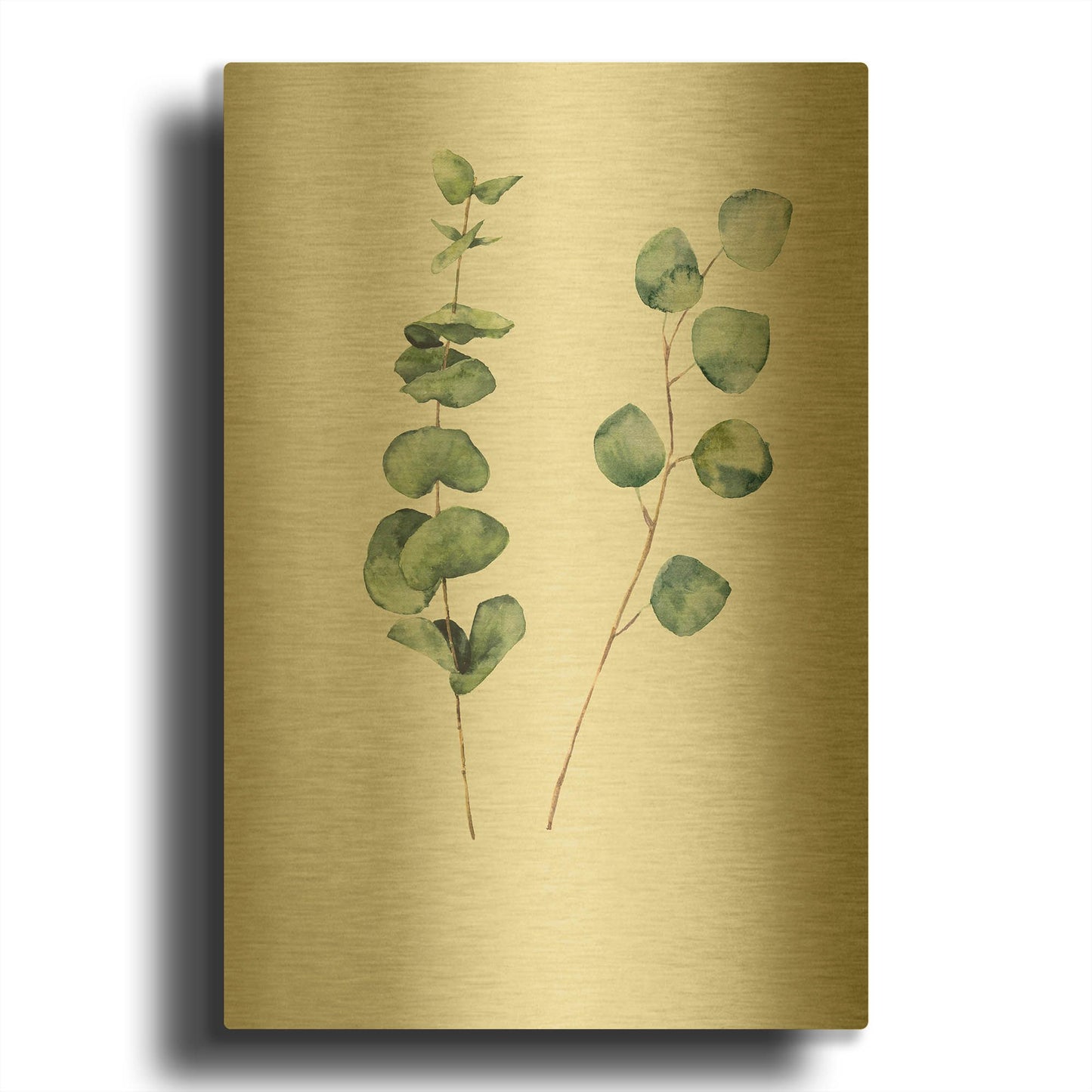 'Botanical I' By Incado Gold Metal Wall Art