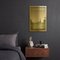 'Church' By Incado Gold Metal Wall Art