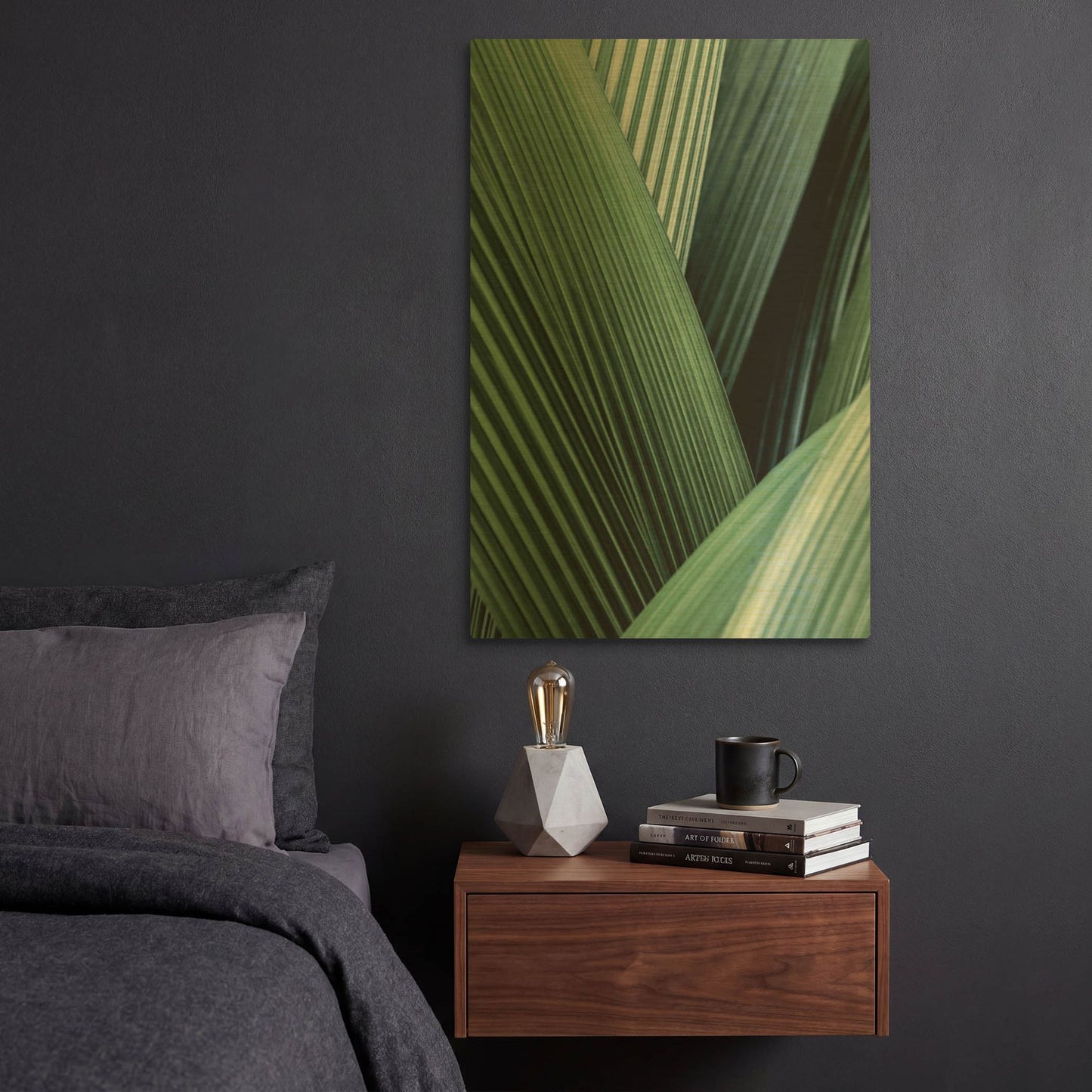'Close Up I' By Incado Gold Metal Wall Art