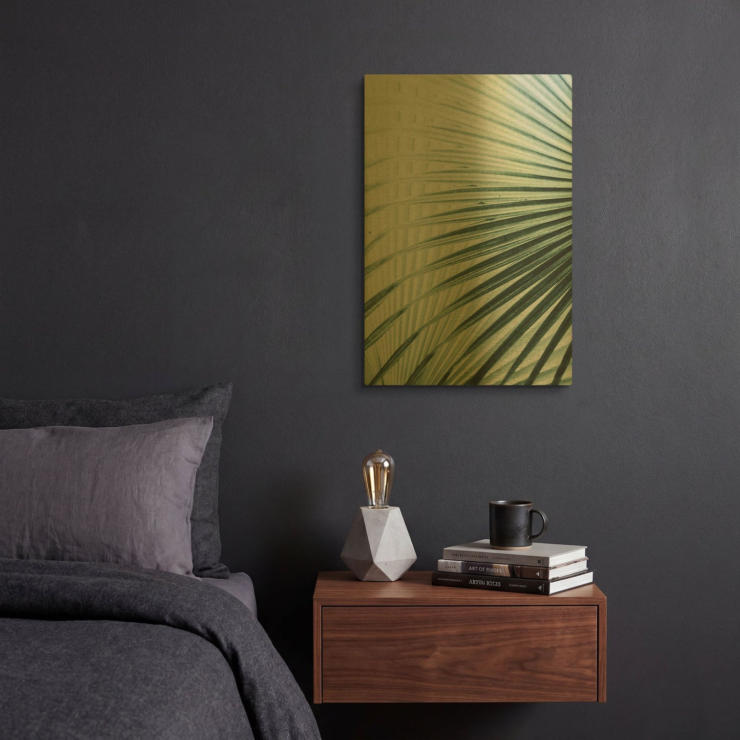 'Close Up II' By Incado Gold Metal Wall Art