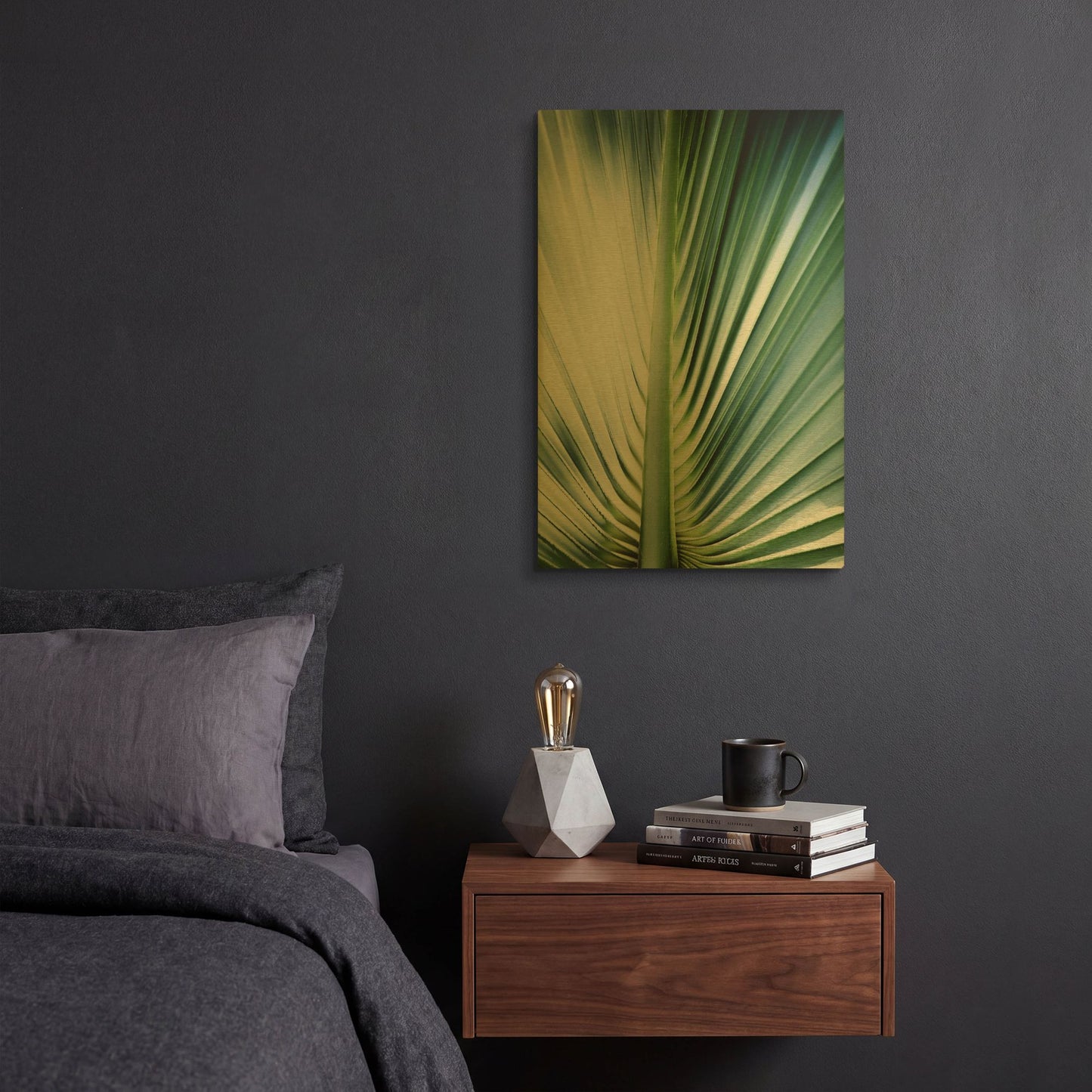 'Close Up III' By Incado Gold Metal Wall Art