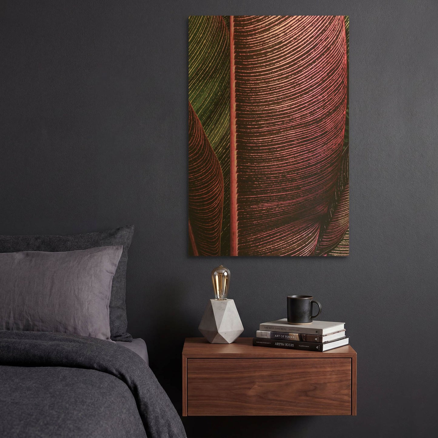 'Close Up VIII' By Incado Gold Metal Wall Art
