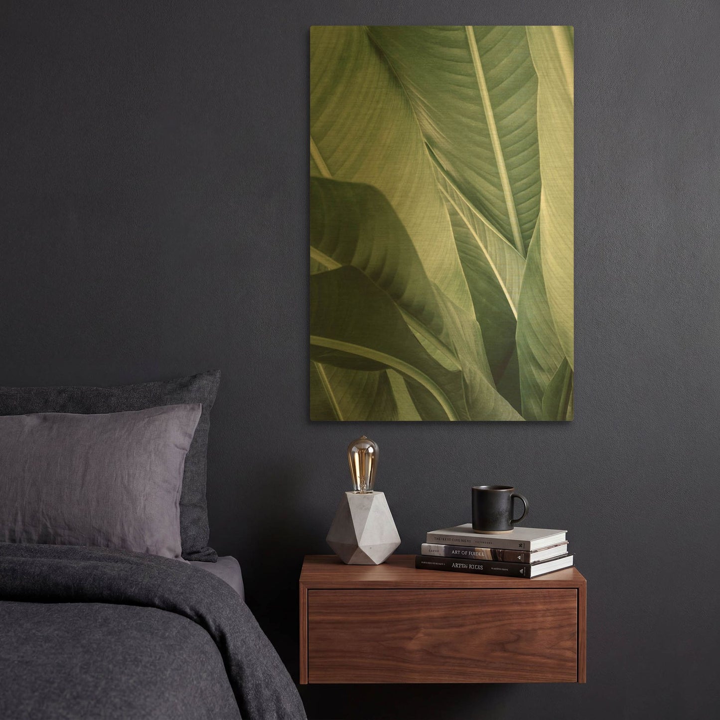 'Close Up X' By Incado Gold Metal Wall Art