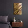 'Close Up XI' By Incado Gold Metal Wall Art