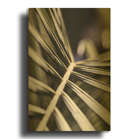 'Close Up XII' By Incado Gold Metal Wall Art