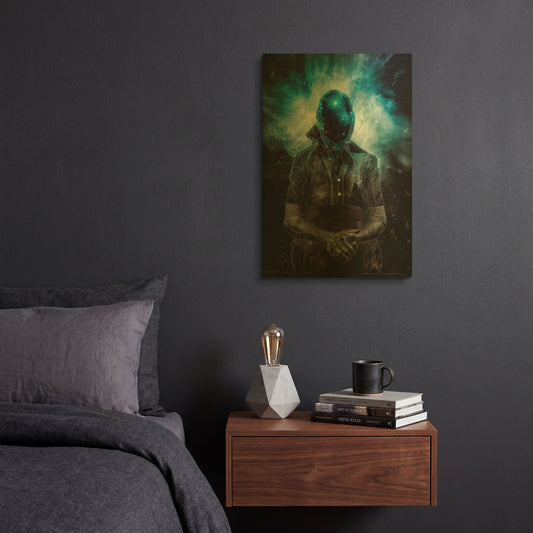 'Knowledge' By Mario Sanchez Nevado Gold Metal Wall Art
