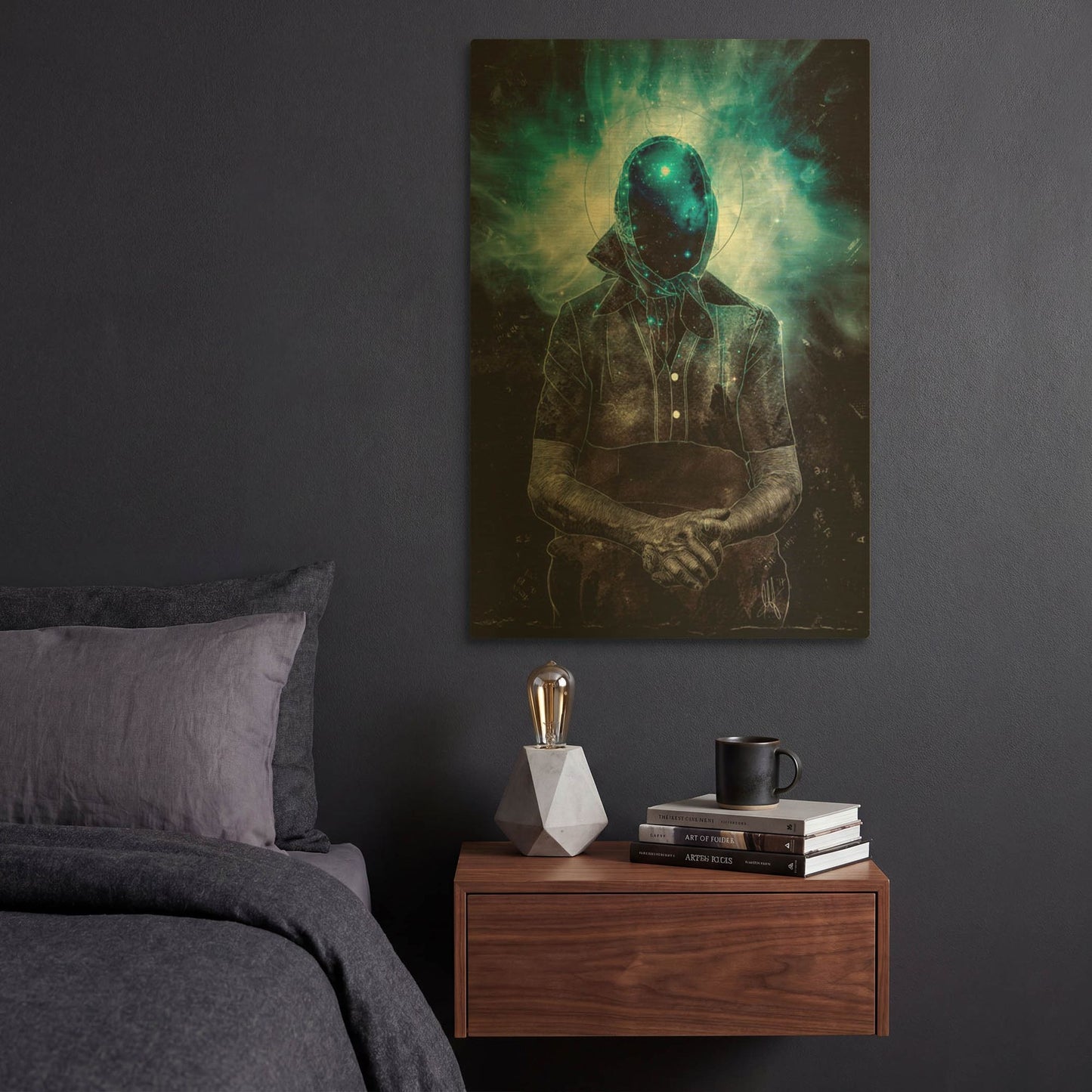 'Knowledge' By Mario Sanchez Nevado Gold Metal Wall Art
