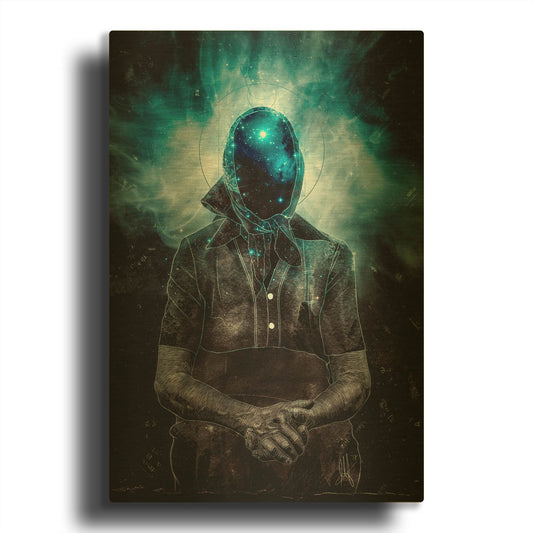 'Knowledge' By Mario Sanchez Nevado Gold Metal Wall Art