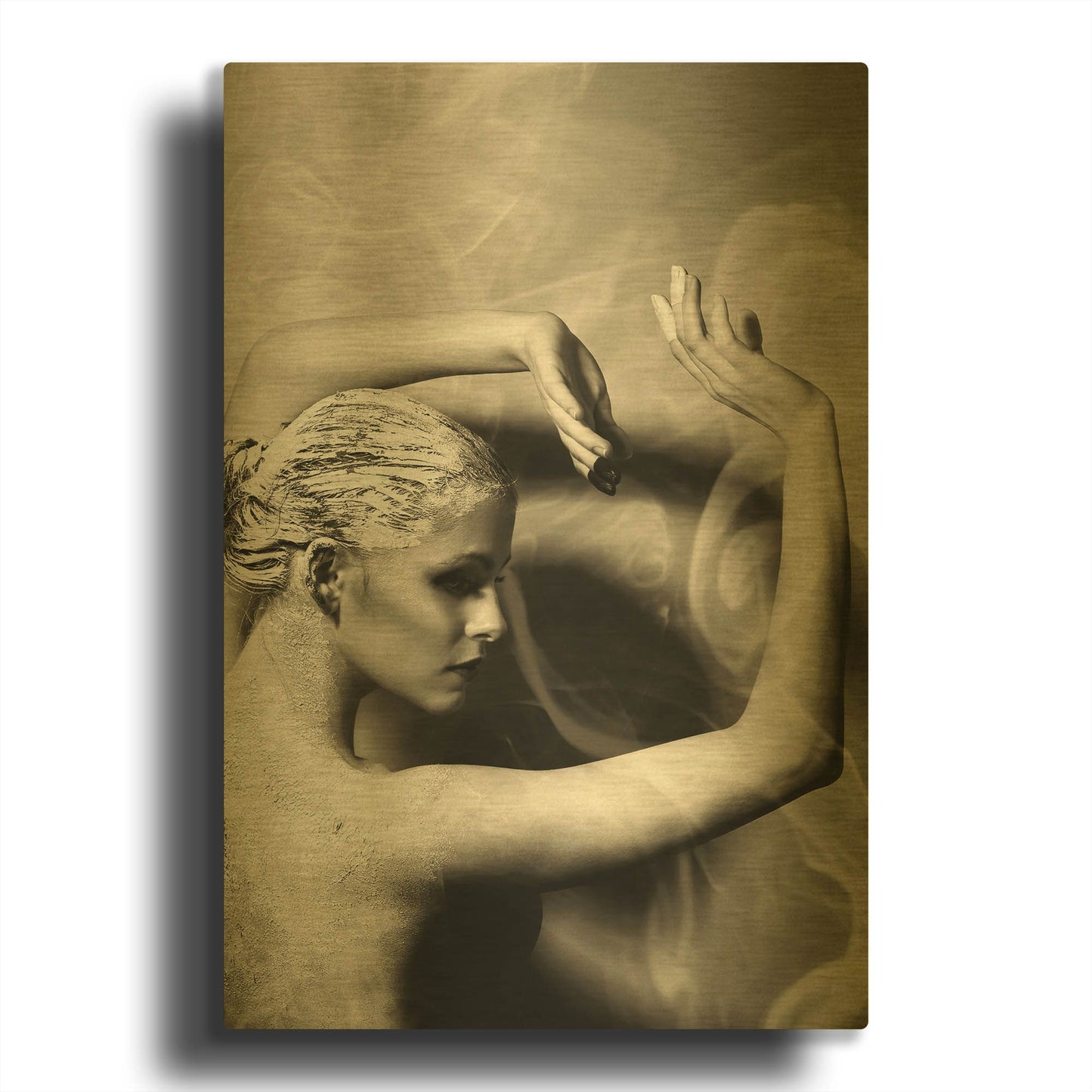 'Dancer Statue' By Incado Gold Metal Wall Art