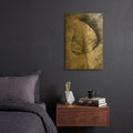 'Dried Leaf' By Incado Gold Metal Wall Art