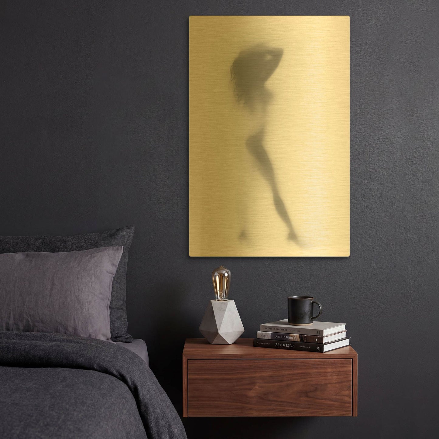 'Fashion' By Incado Gold Metal Wall Art