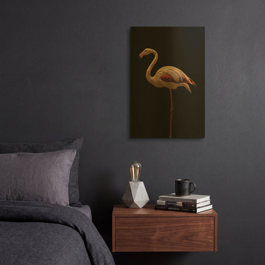 'Flamingo' By Incado Gold Metal Wall Art