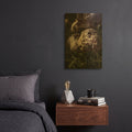 'Flower 3' By Incado Gold Metal Wall Art