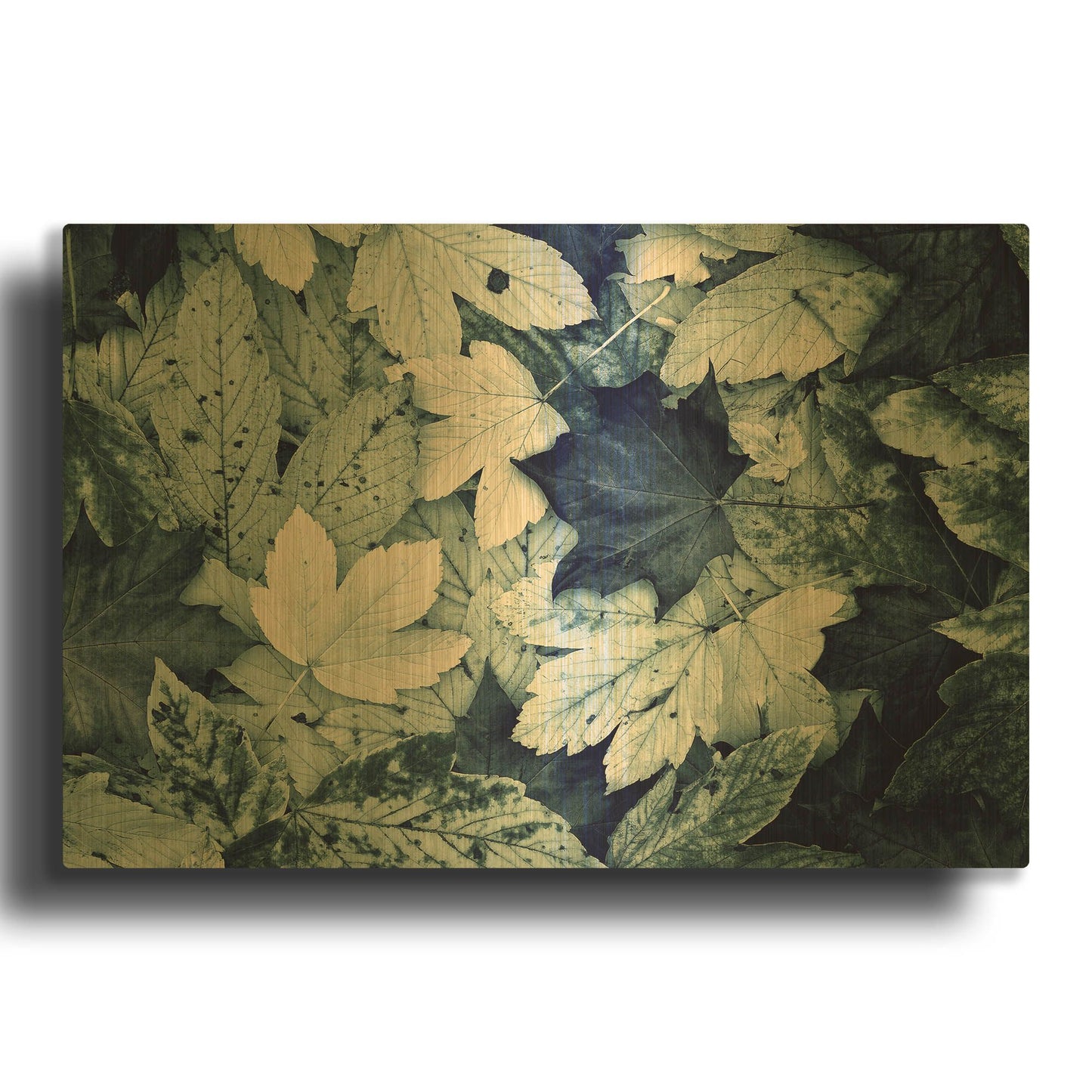 'Forest Floor' By Incado Gold Metal Wall Art