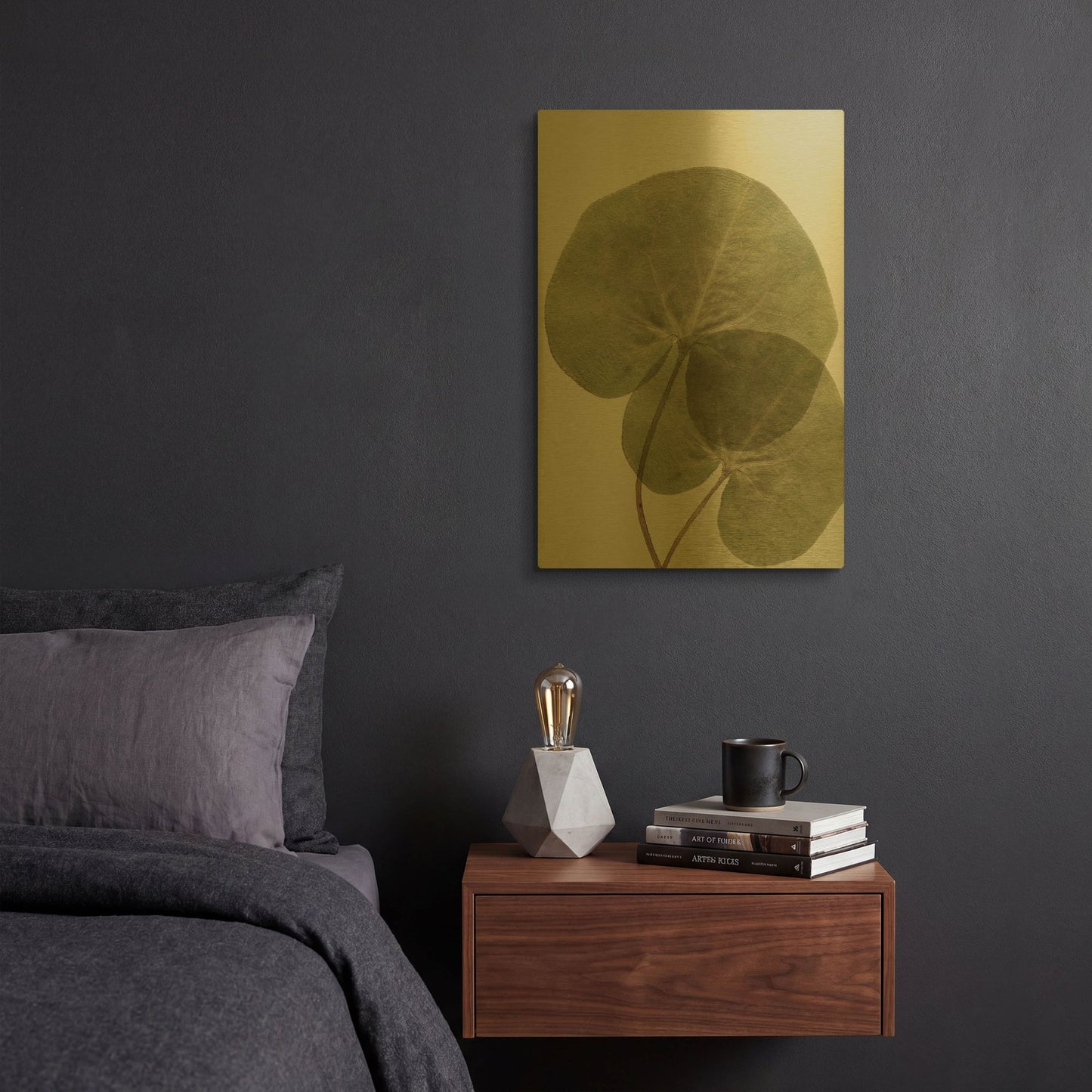 'Heaven on 3rd II' By Incado Gold Metal Wall Art