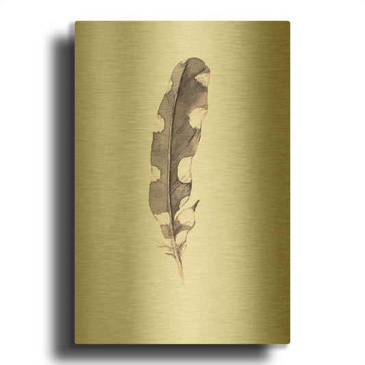 'Heaven on 3rd V' By Incado Gold Metal Wall Art